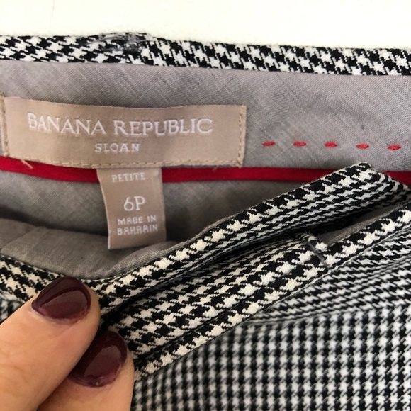 Sloan Houndstooth Ankle Pant, Banana Republic - Picture 4 of 7